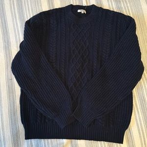 Men’s madewell wool blend fisherman sweater